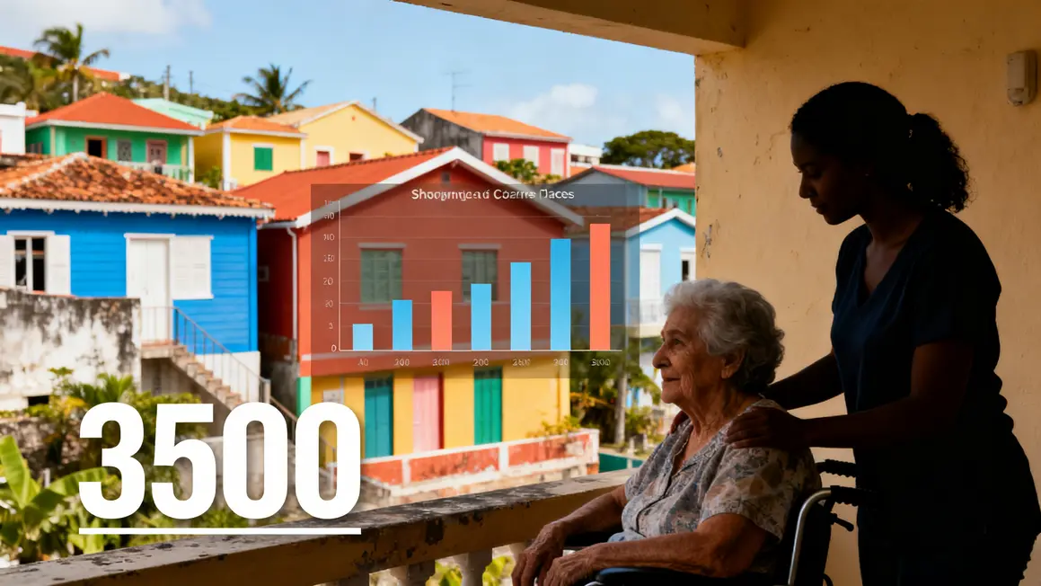 infographie manque de places Ehpad Guadeloupe seniors