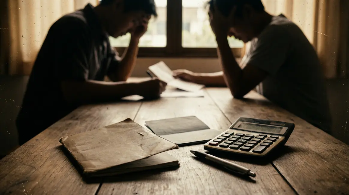LEP contrôle dossier bancaire calculatrice silhouettes