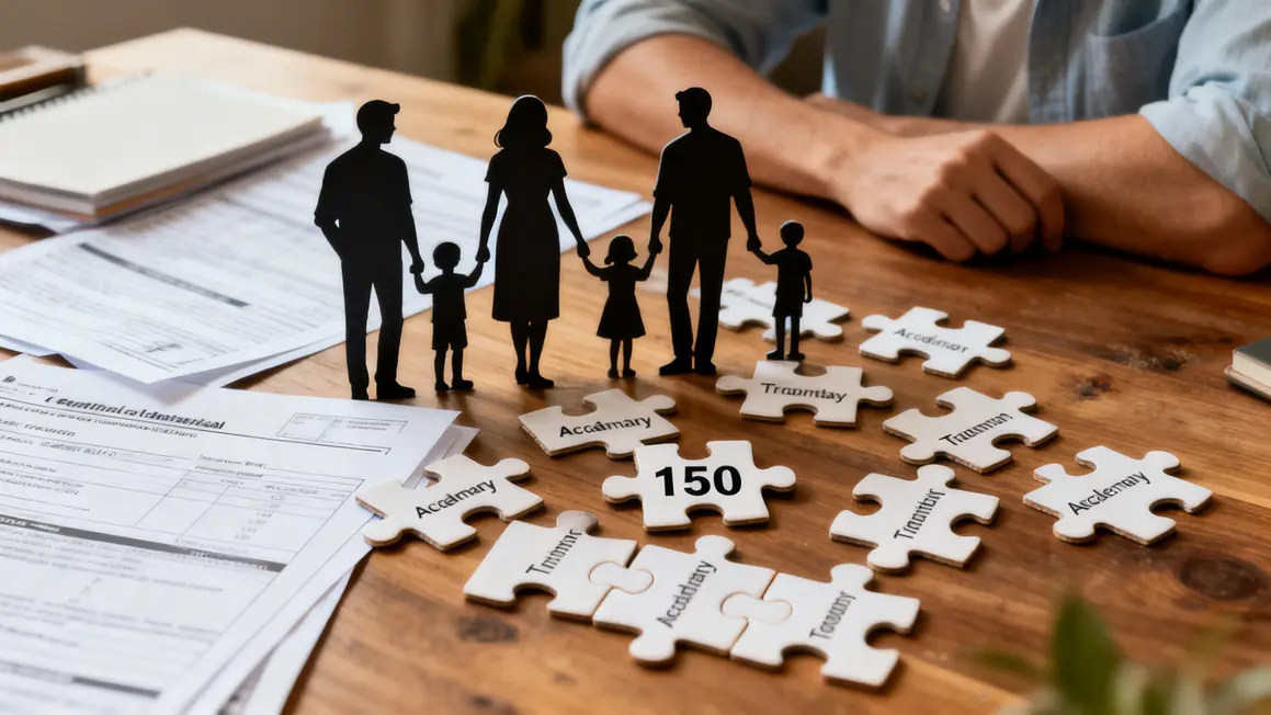 Parents enfants puzzle retraite progressive trimestres
