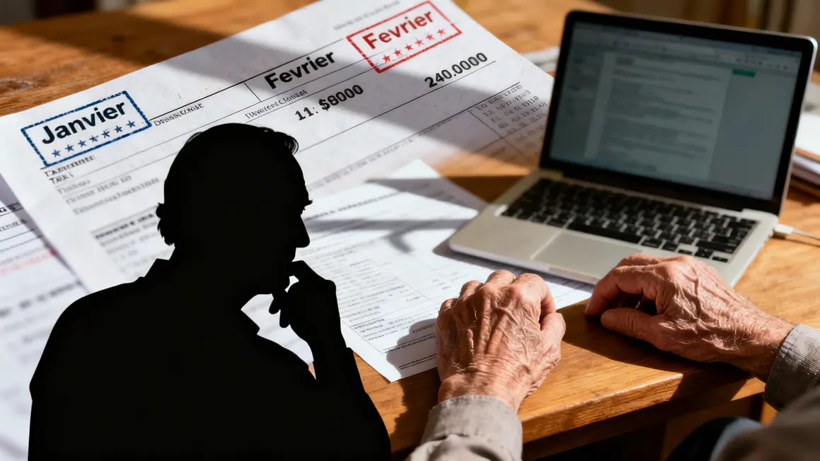 virement pension retraite flou janvier fevrier