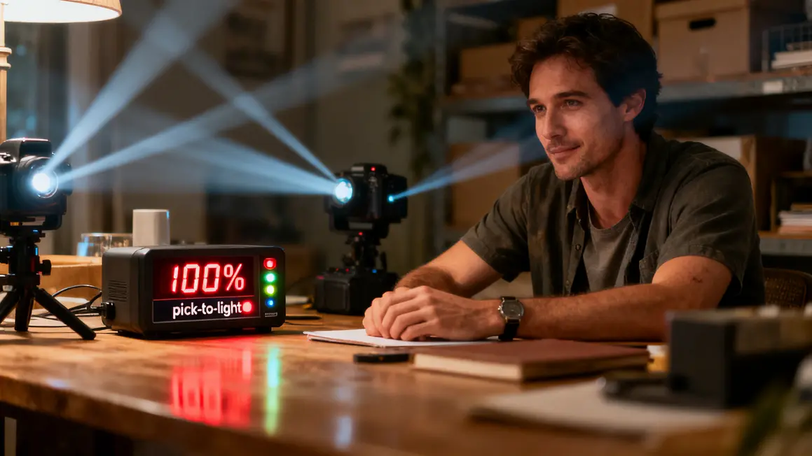 montage outils étiquette électronique, caméra, led en magasin