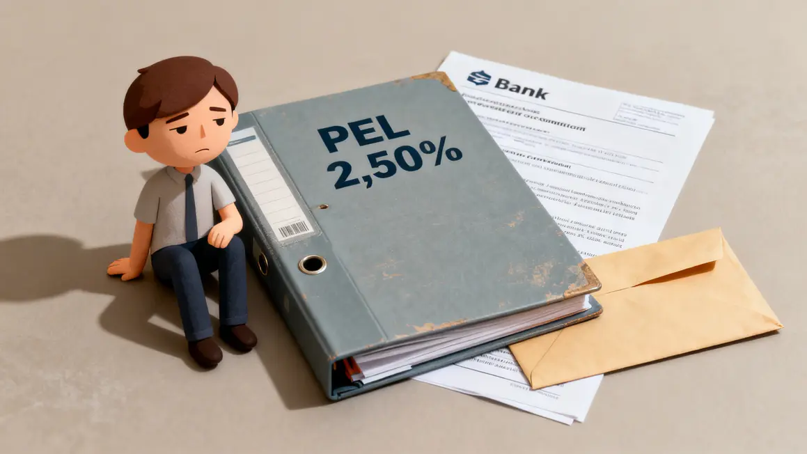 Dossier PEL 2,50% fermé illustration banque
