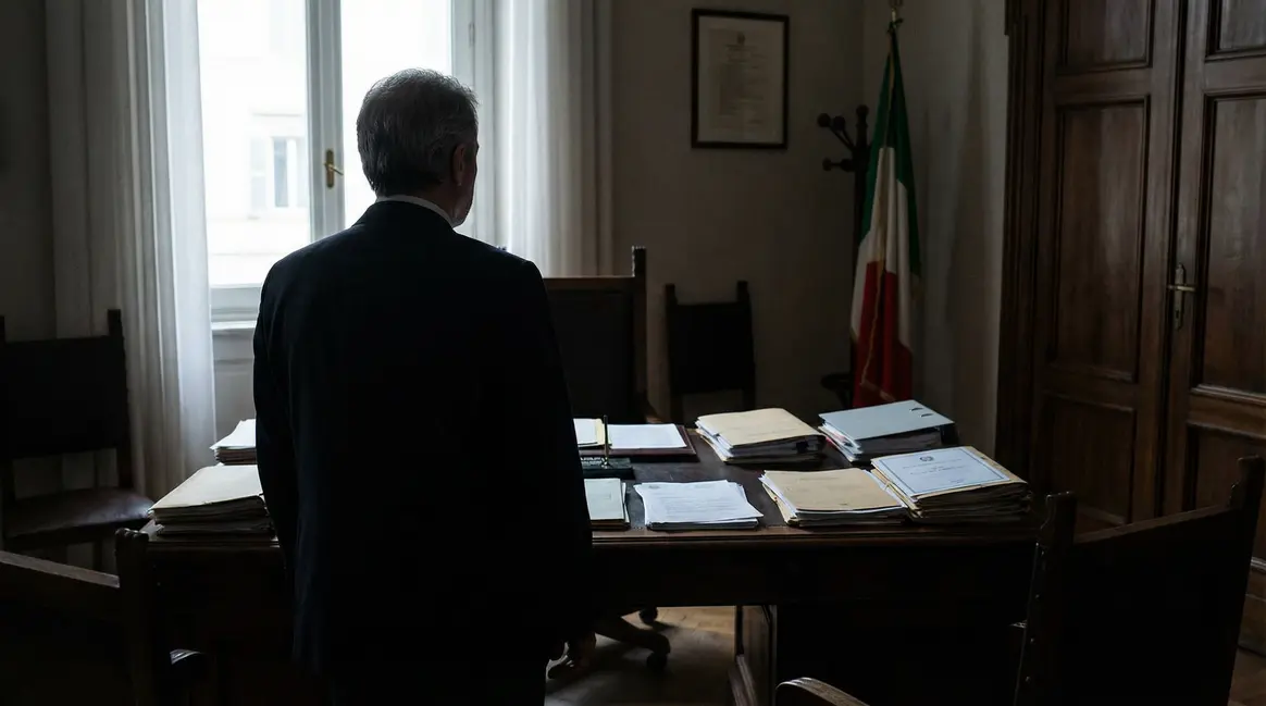 Homme retraité sanction pension Italie