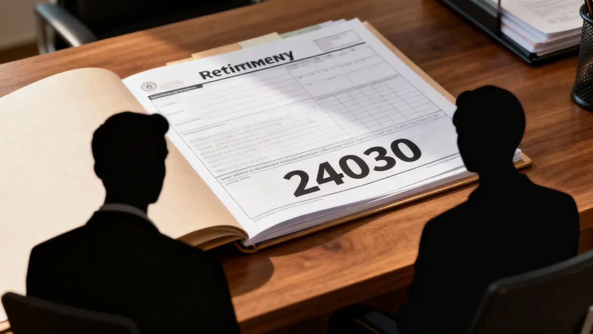 Bureau dossier retraite montant 24030
