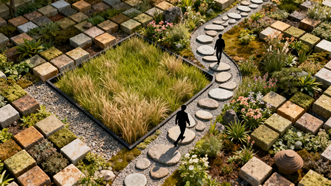 prairie en mosaïque jardin entretien facile
