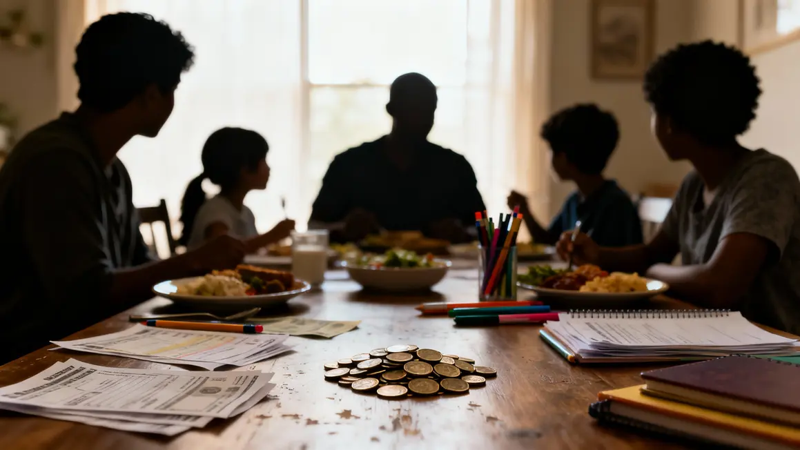 famille table pièces fournitures scolaires prime d’activité