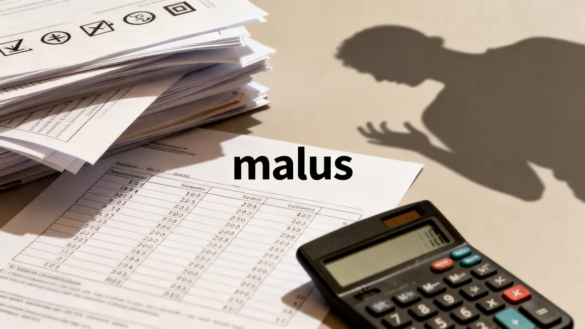 pile papiers calculatrice malus administration