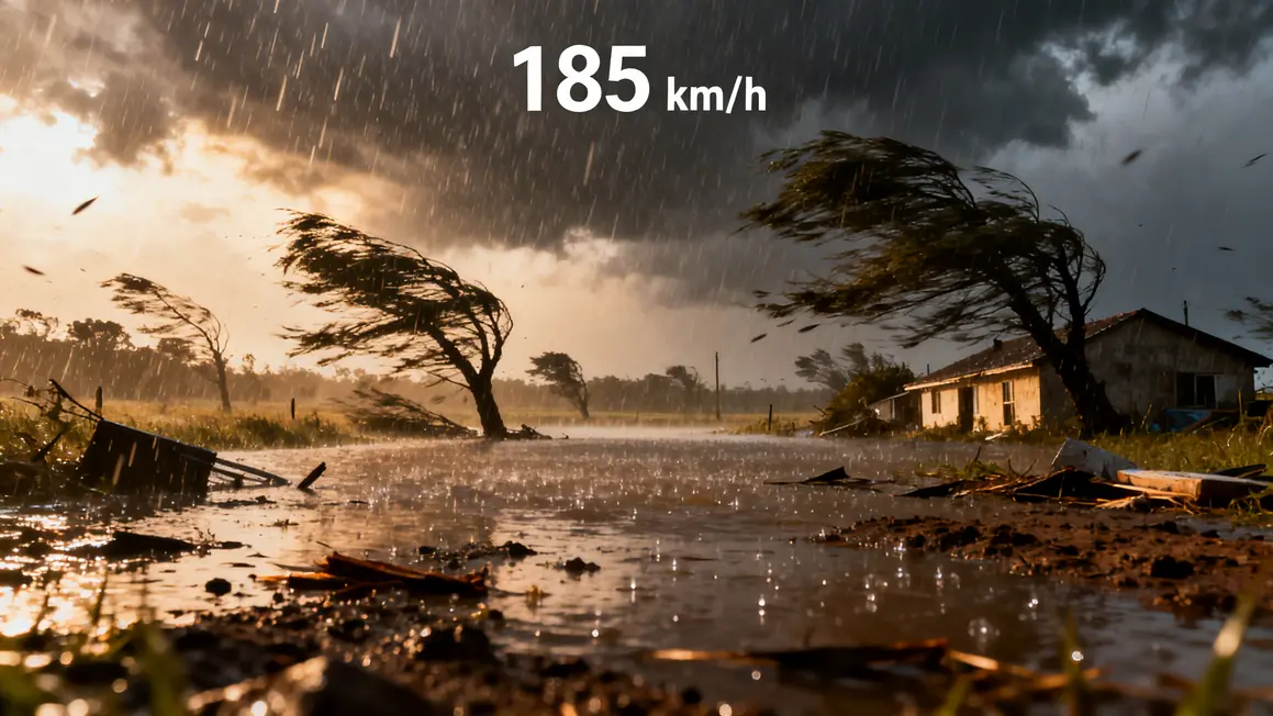 Tempête Nils pluie vents France 185 km/h