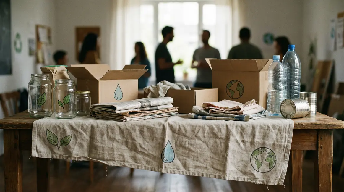 recyclage drap lin environnement domicile