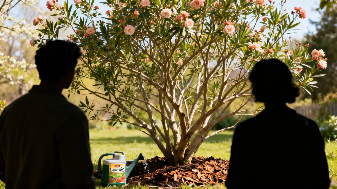 renaissance laurier rose apres taille printemps