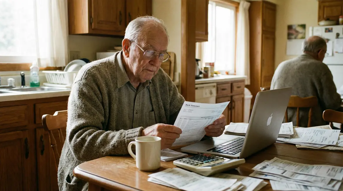 retraité consulte relevé bancaire pension agirc-arrco