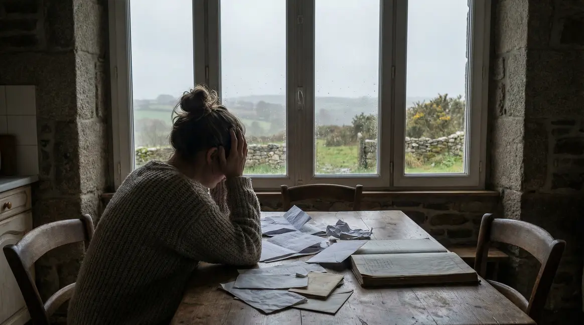Femme seule ferme Bretagne RSA suspendu