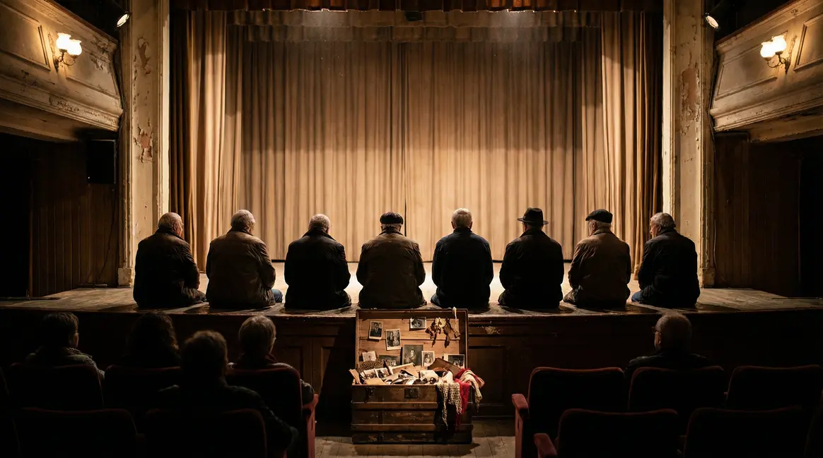 seniors assis scene theatre souvenirs