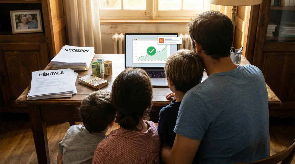 limite frais bancaires succession famille