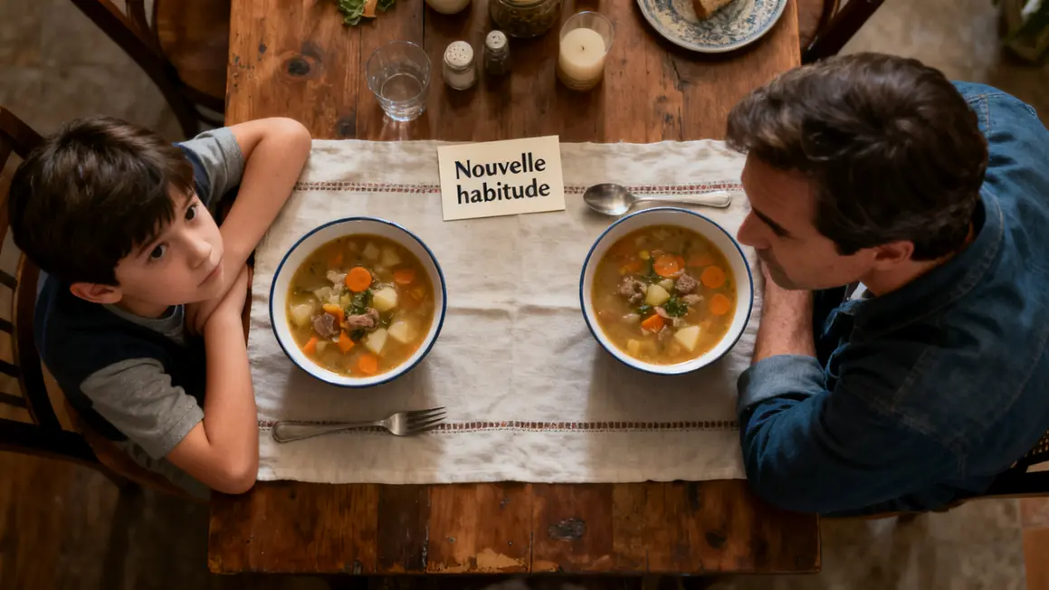 bols soupe lait de coco enfants adulte repas habitude