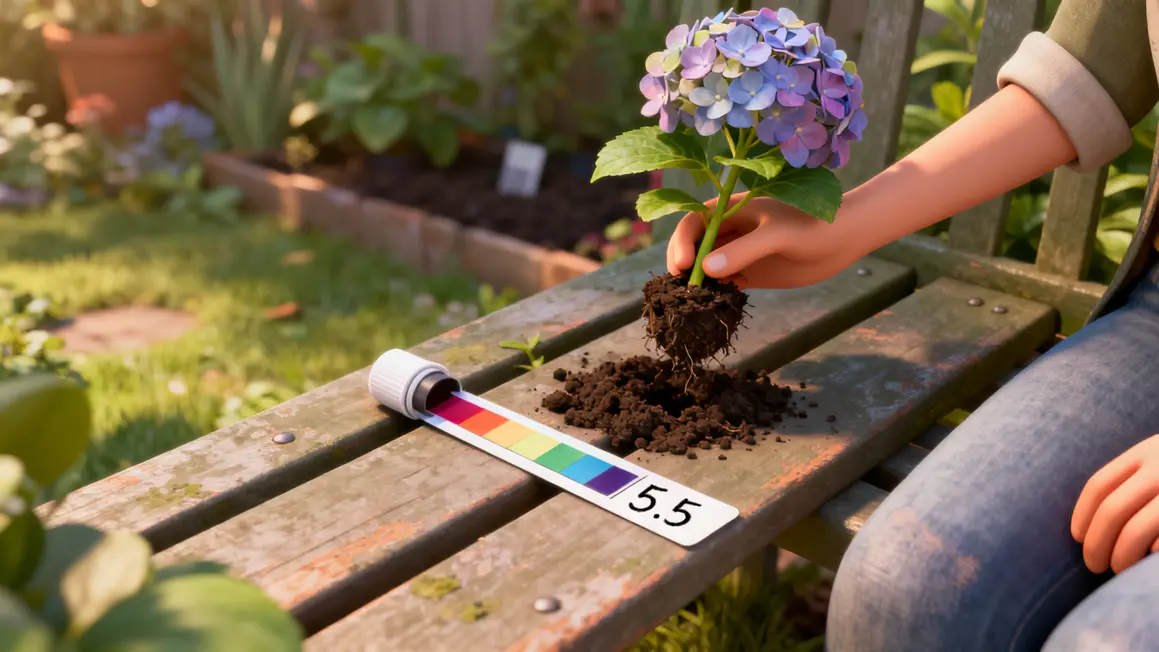 Test PH hortensia kit jardin bandelette SEO