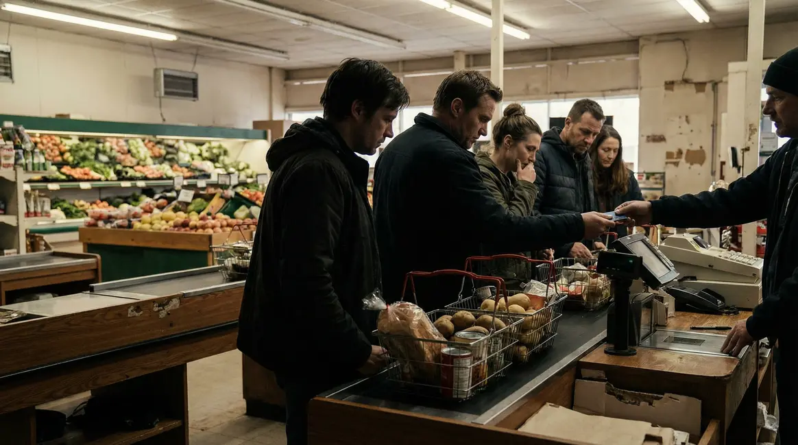 clients supermarché tickets restaurant stress