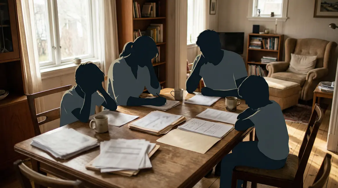 Famille concernée par vente immobilière bloquée