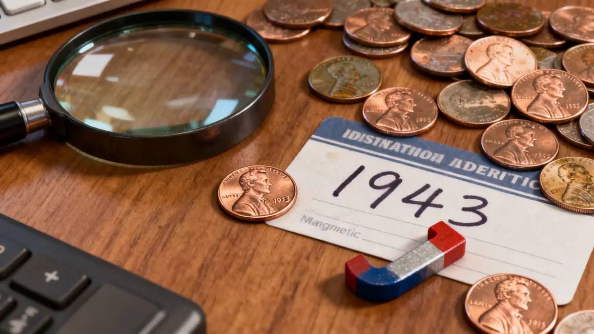 loupe aimant penny americain rare analyse