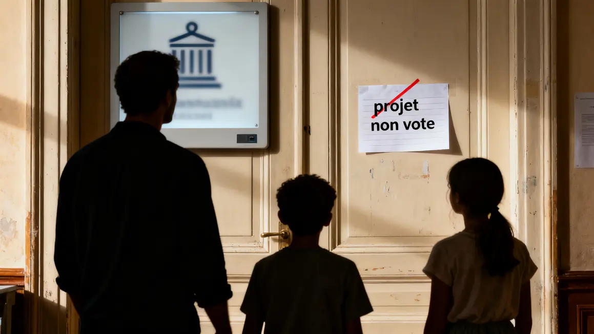 Panneau aide 250 euros projet CAF non voté