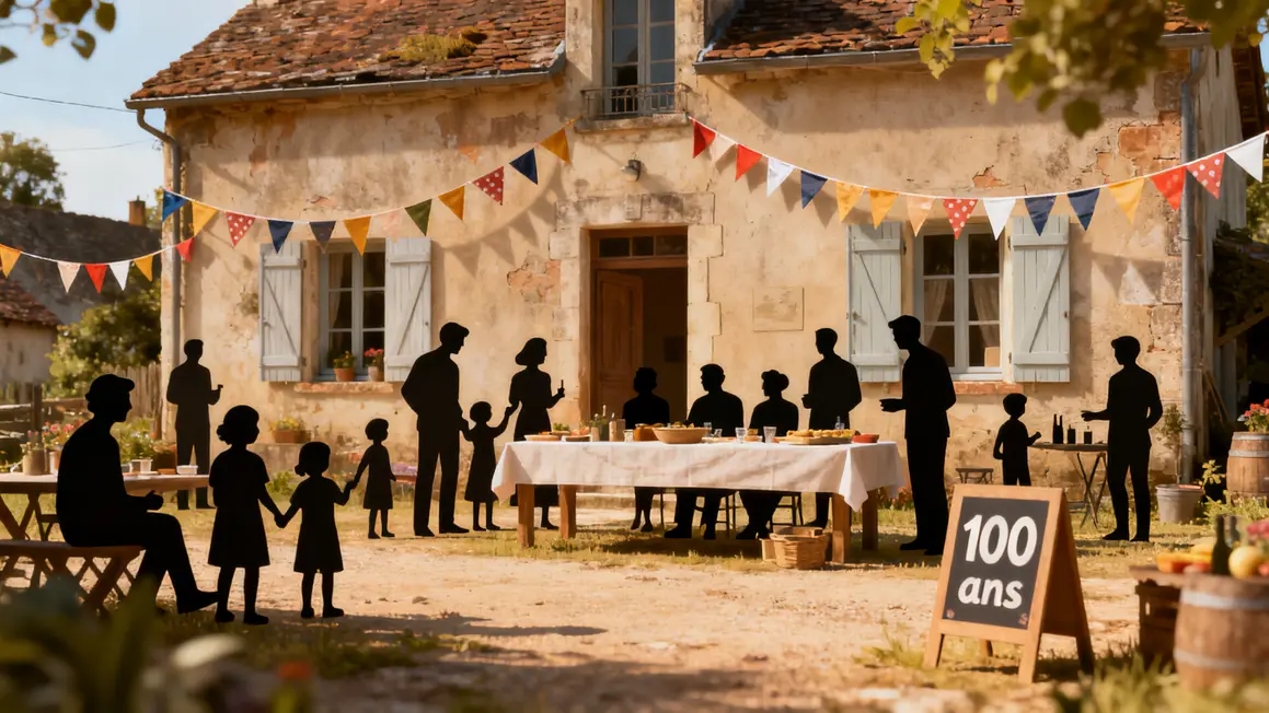 Rassemblement village Jura centenaire festif