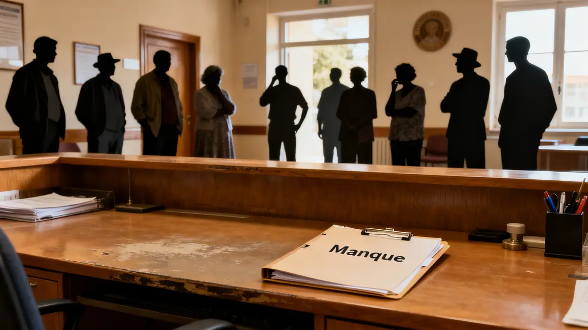 Bureau vide absence Hélène Descamps mairie Saint Vite