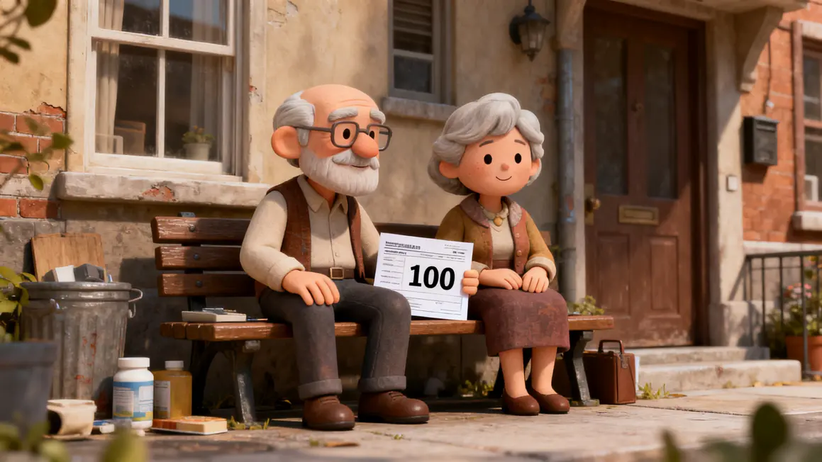 Seniors banc résidence document 100 euros