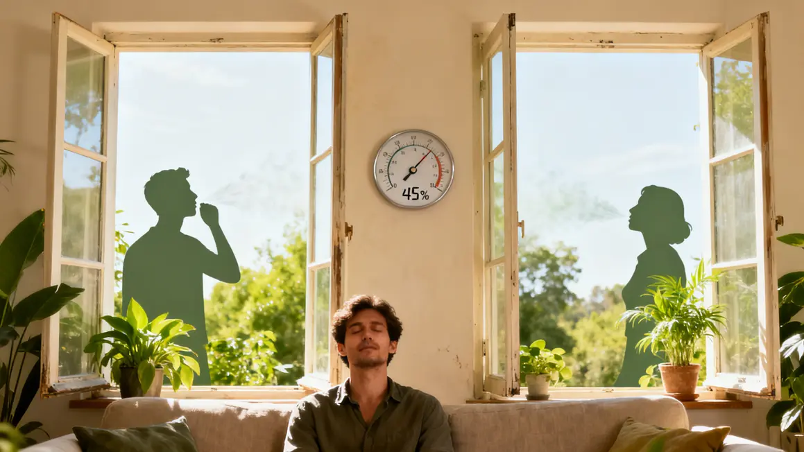 maison ventilée air sain odeur moisi