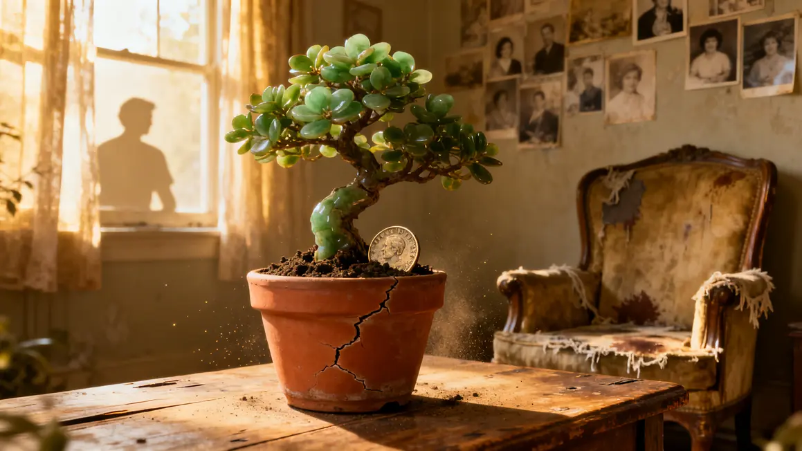 Arbre de jade pot monnaie croyance