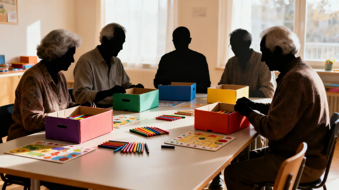 Seniors atelier mémoire groupe