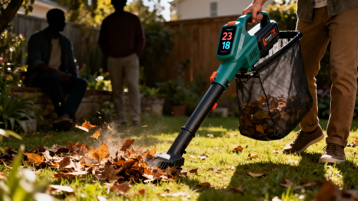 Broyeur aspirateur Mountfield autonomie jardin
