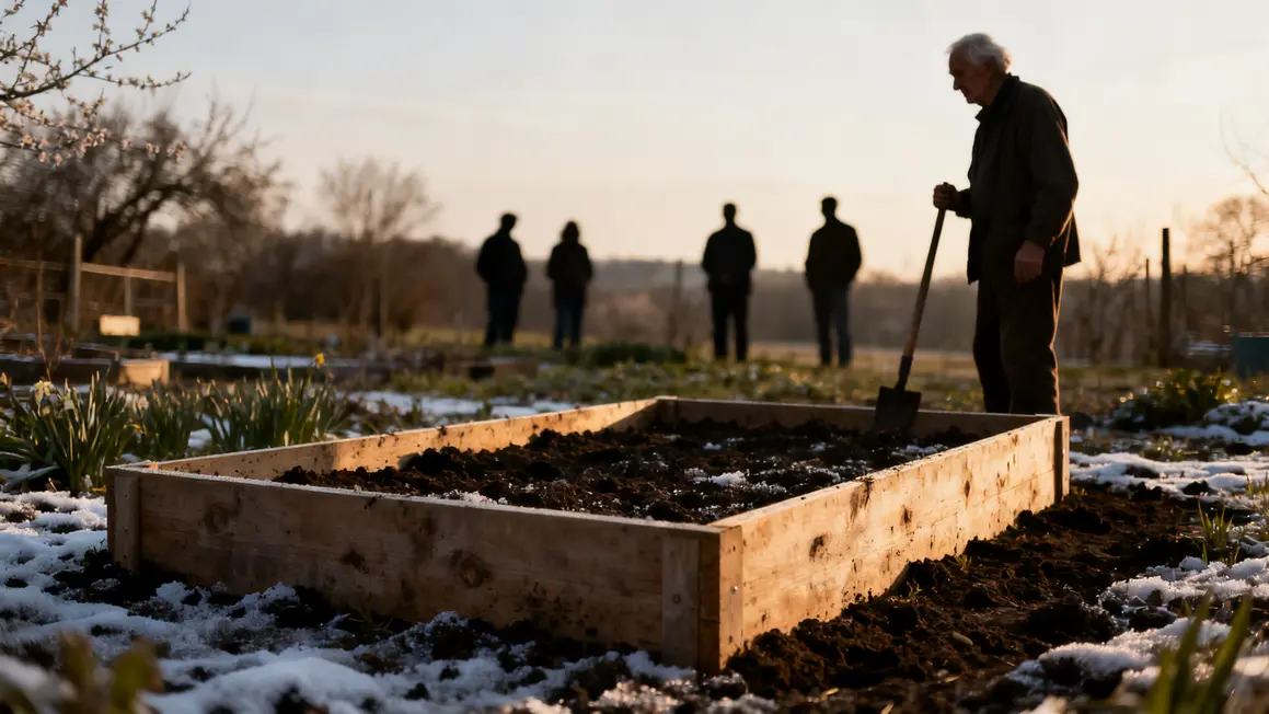 Bac surélevé terre froide senior jardin mars inclusif