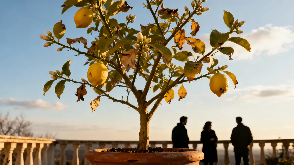 citronnier terrasse bourgeons abimes