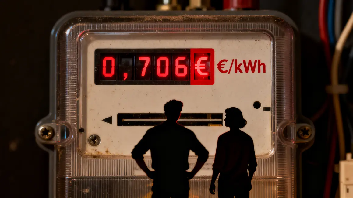 Compteur Tempo EDF, chiffres rouges, factures élevées