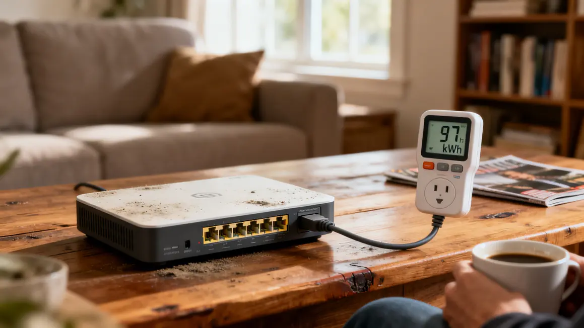 box internet wattmetre consommation veille