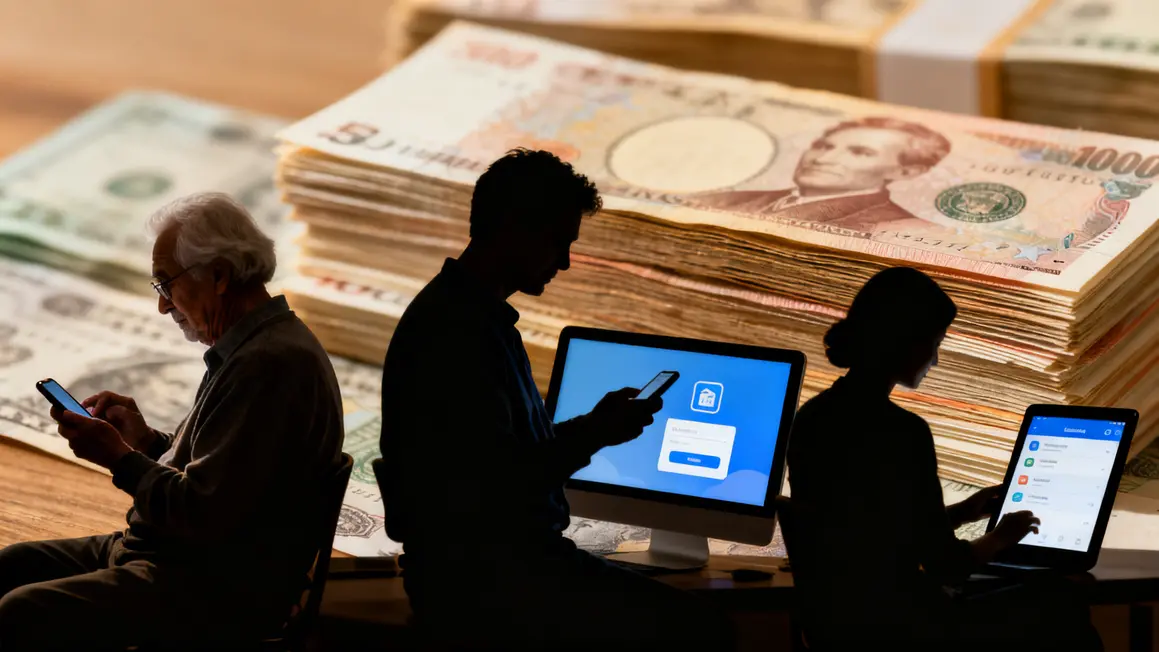Seniors banque en ligne epargne smartphones