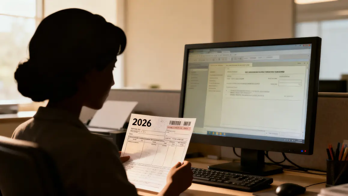 Vérification administrative taxe foncière ordinateur 2026