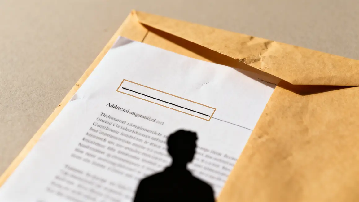 Ligne surlignée sur document administratif forme stylisée