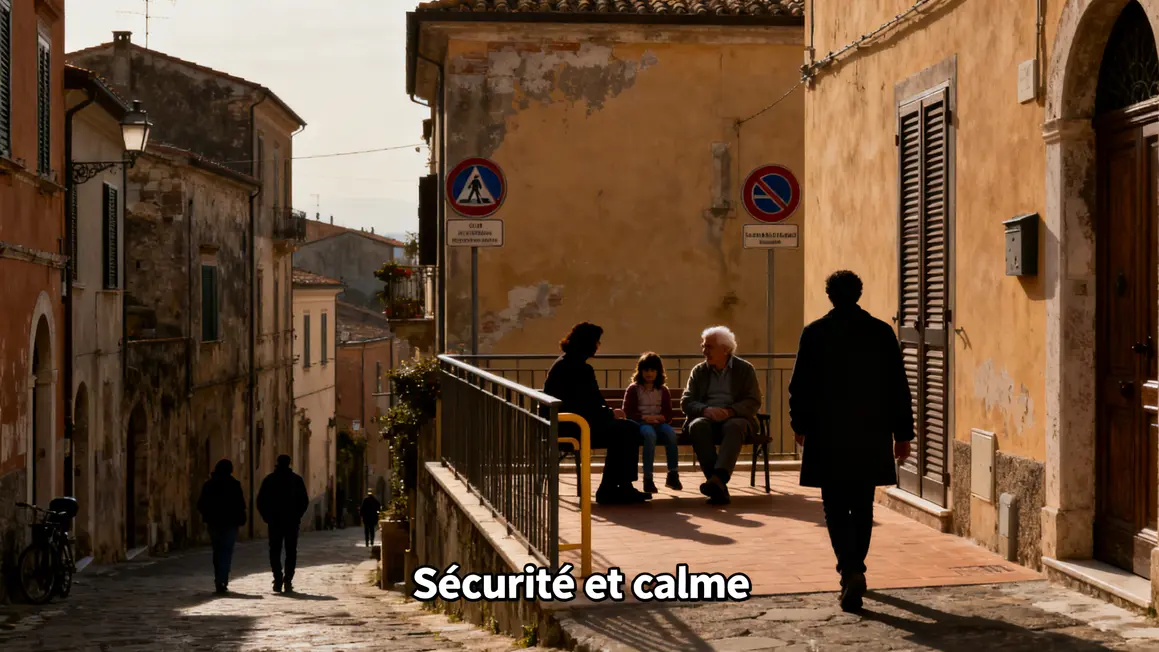 Ruelle Dolceacqua seniors terrasse ambiance sécurité calme