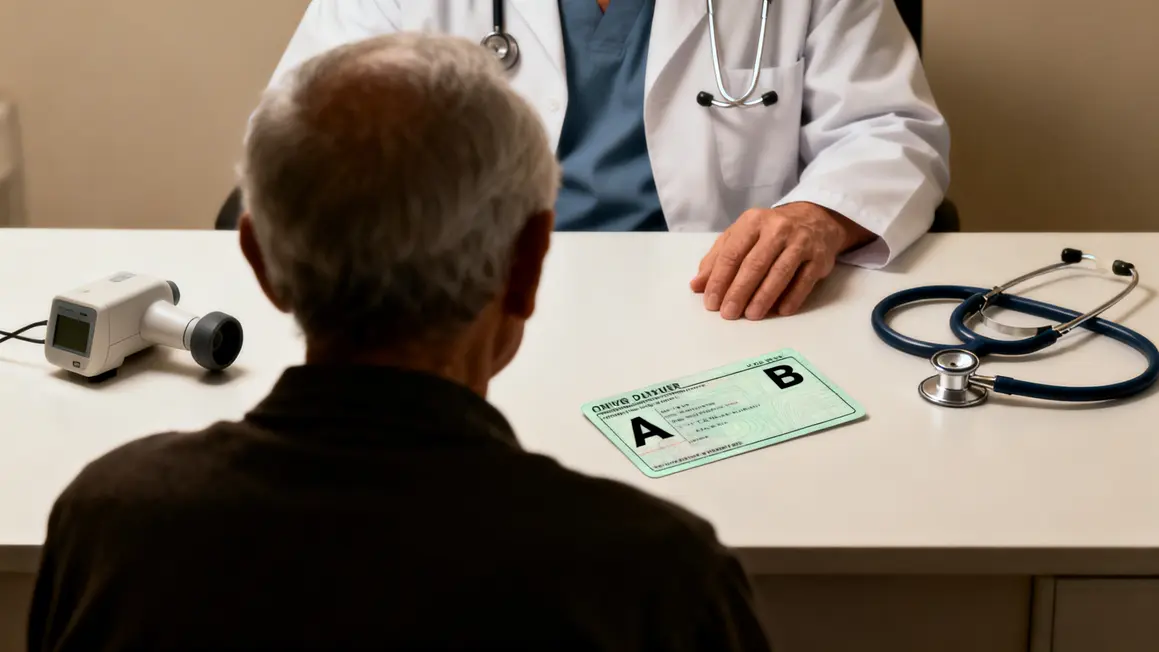 examen médical senior permis renouvellement