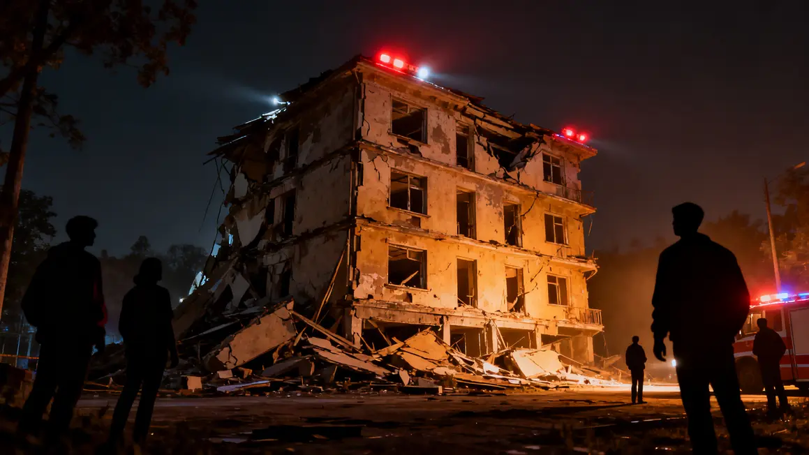 Immeuble effondré Belo Horizonte nuit urgence habitants