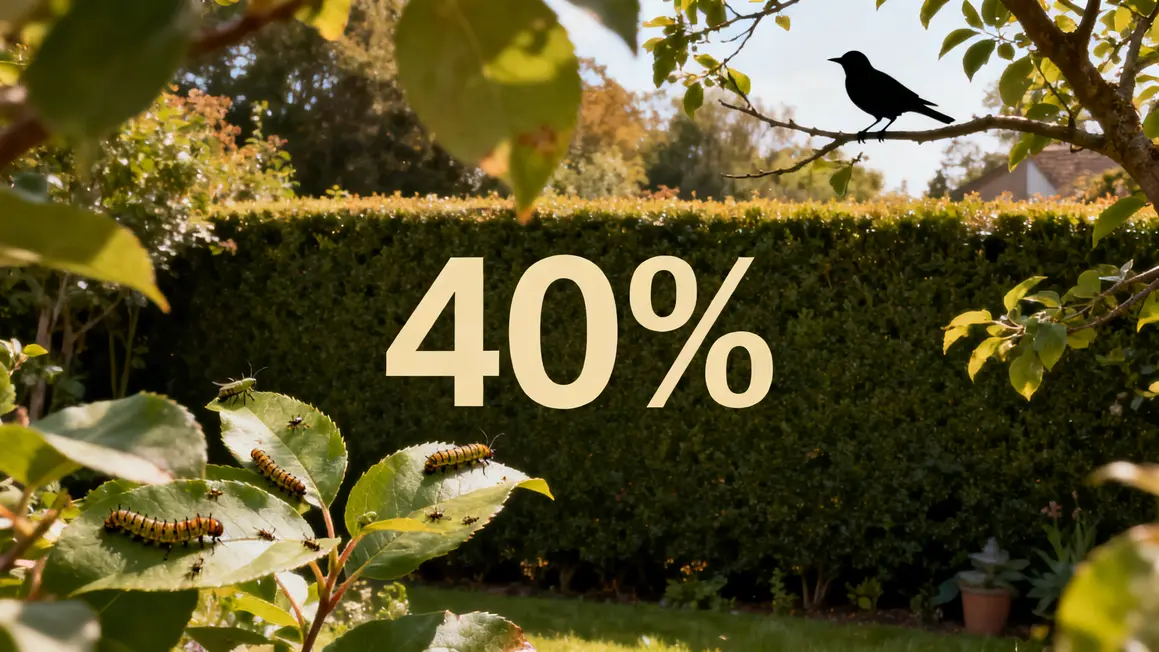 Jardin desquilibre haie taillee pas d oiseaux invasion pucerons