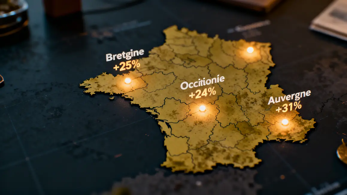 carte de France zones touchées maladie de Charcot