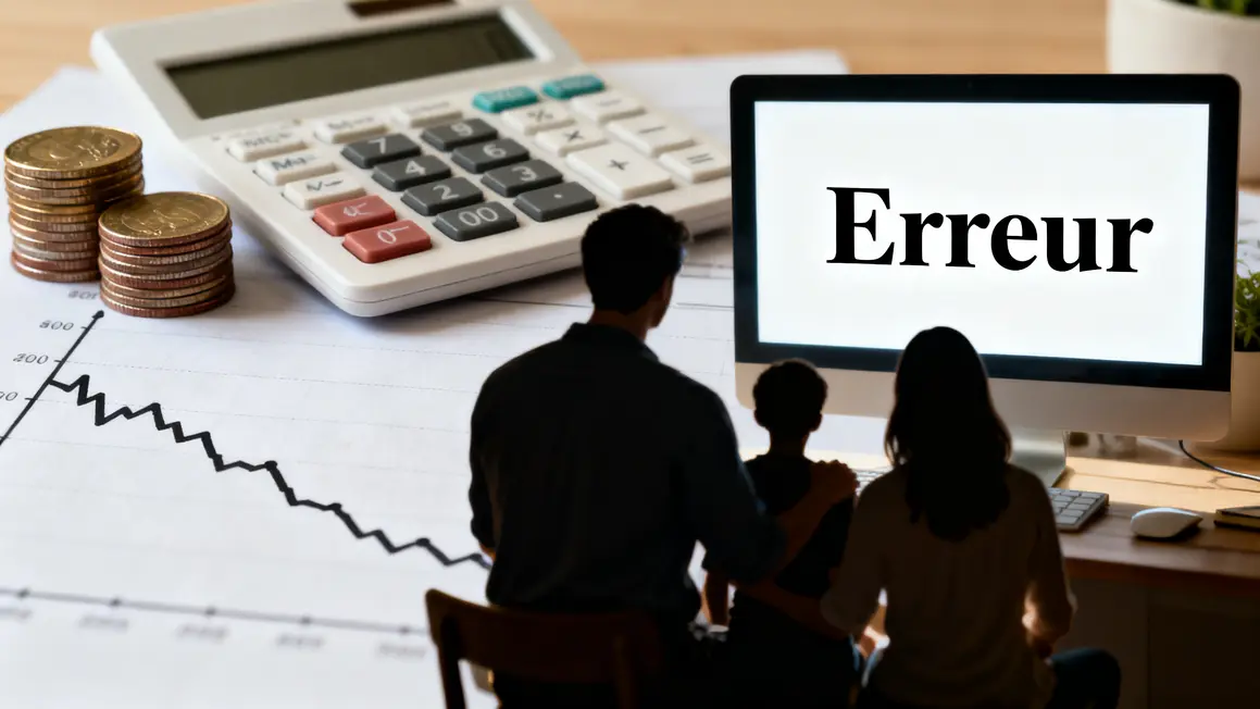 Tableau financier erreur rachats programmés famille