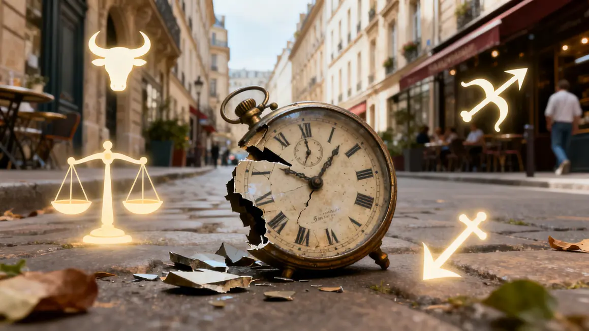 Horloge brisée signes Mercure rétrograde mars