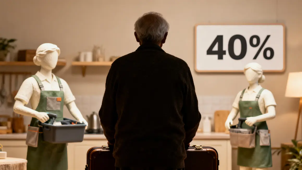 Senior valise aides domicile 40 pourcent secteur