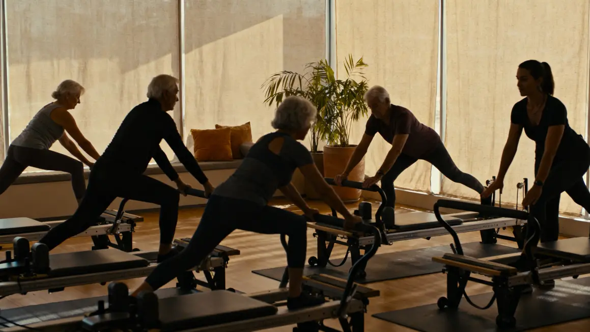 Seniors Pilates Reformer salle pratique revolutionnaire