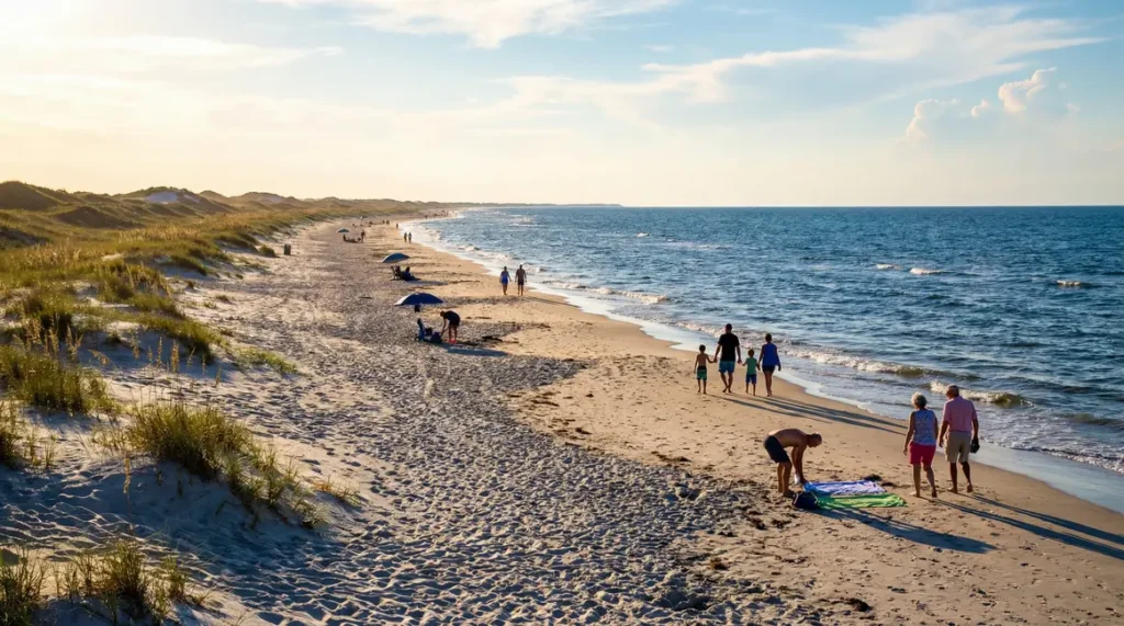 Plage naturelle calme 8 km sans immeubles à Saint-Pierre-la-Mer