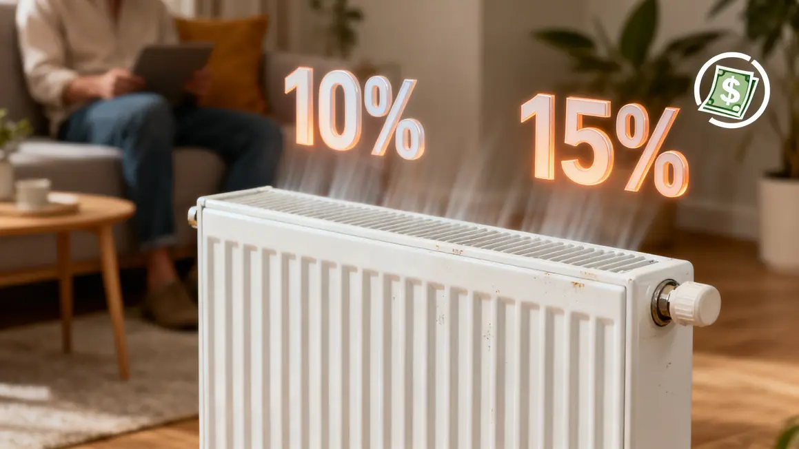 Radiateur blanc taux diffusion chaleur