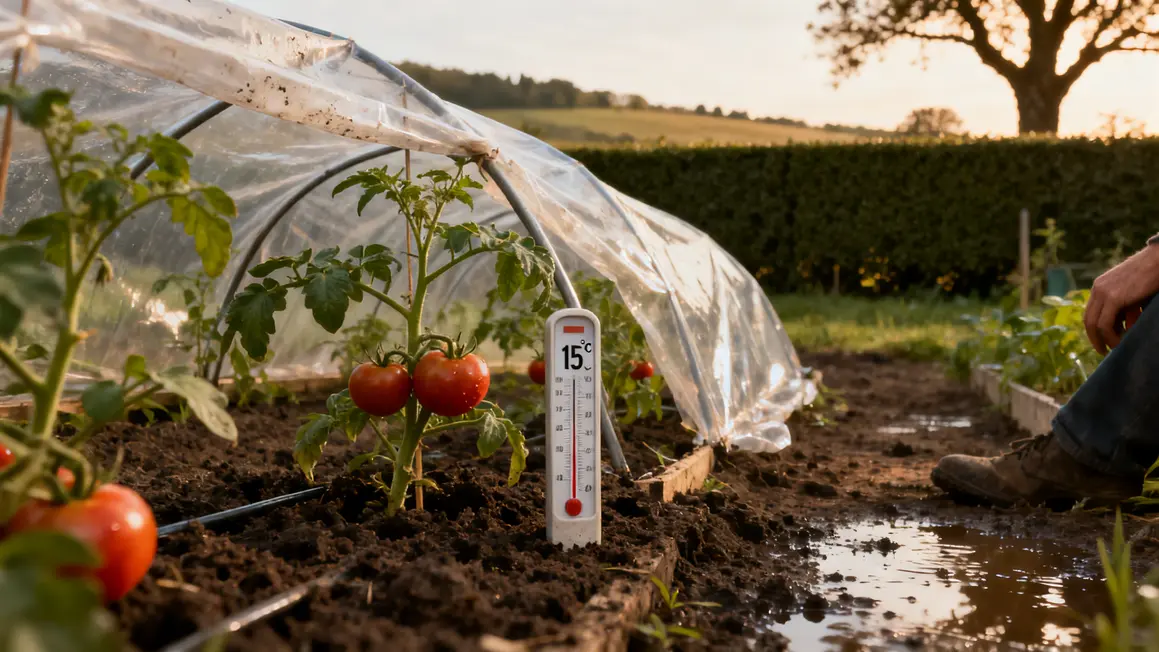 tunnels protection tomates thermometre sol risques gel